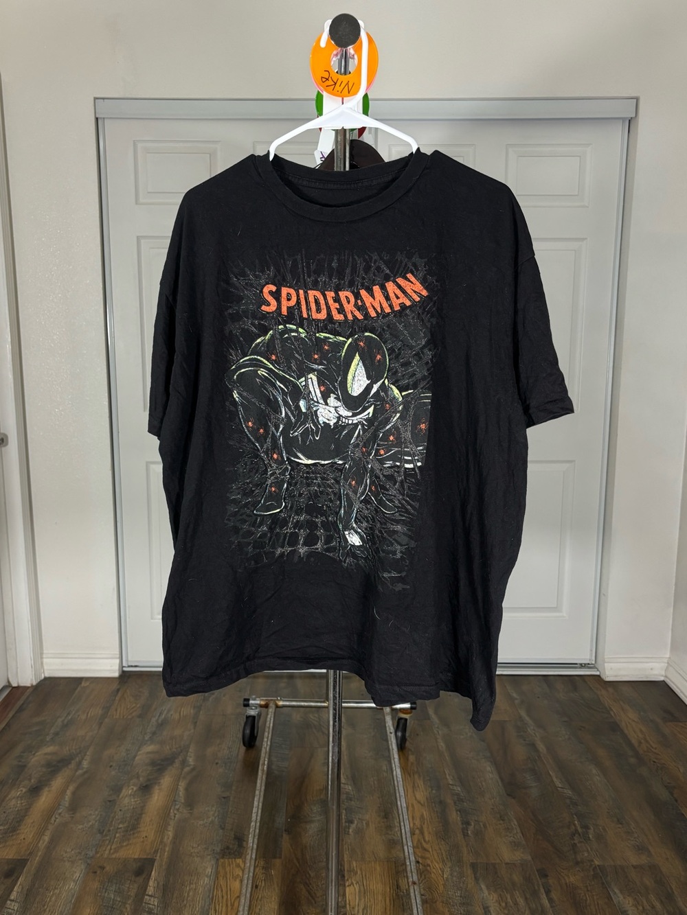 Marvel Black Spider-Man Graphic Short Sleeve Tee